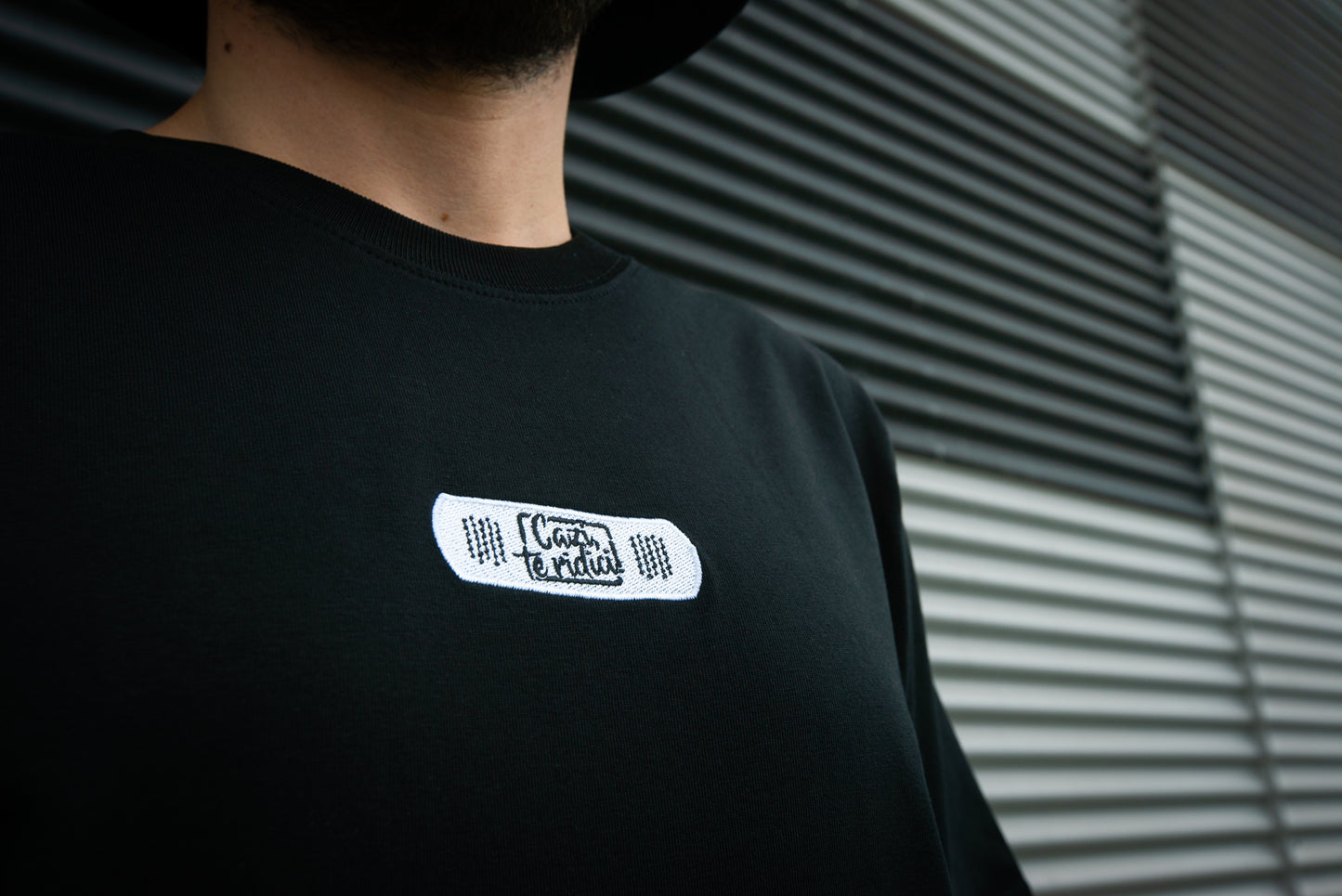 Tricou cu plasture brodat
